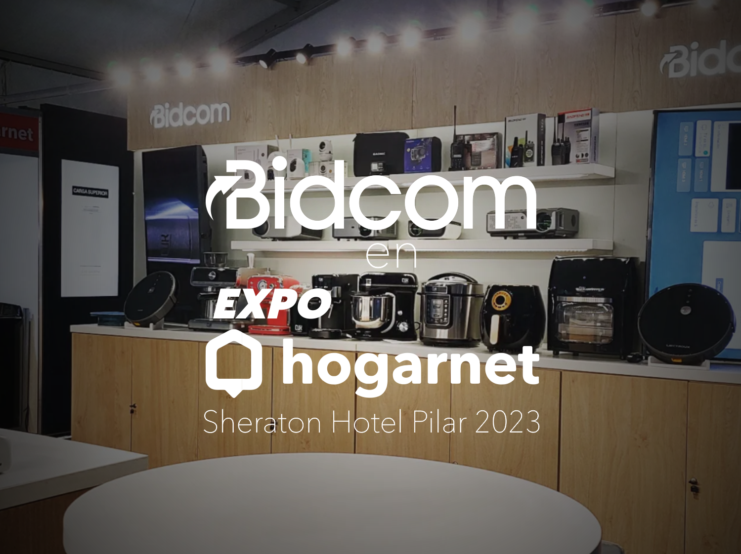 STAND PARA BIDCOM EN HOGARNET 2023